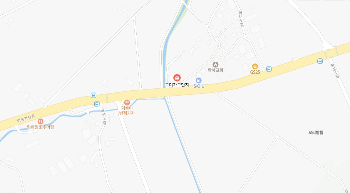 구미가구단지 위치 지도 (클릭 시 네이버 지도로 이동)